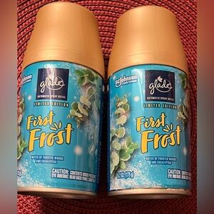 Glade Limited Edition First Frost Automatic Air Freshener Refill Spray X’s 2